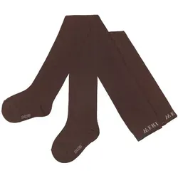 WERI SPEZIALS Strumpfhersteller GmbH Strickstrumpfhose Kinderstrumpfhosen >> Klassisch<< weiche Baumwolle braun 92-98