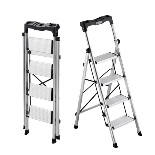 VEVOR 4-Stufen Aluminium Klappleiter 150kg
