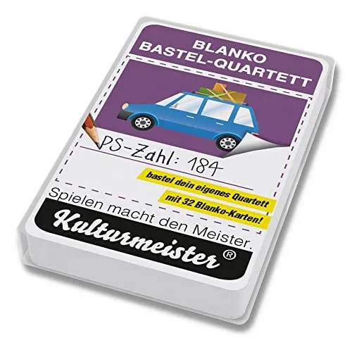 Kulturmeister Das Blanko Bastel-Quartett