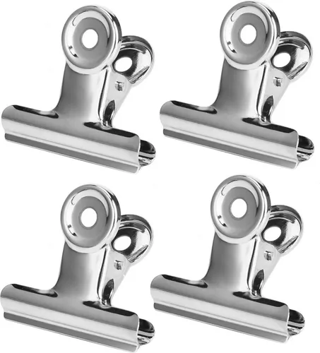 Stück kleine Verschlussclips Metall | 22mm Tüten Clips | Brief Klammern aus Edelstahl mit starker Federkraft | Lebensmittelbeutel Verschlussklammern | Metallklemmen für ein luftdichtes Abschließen 10