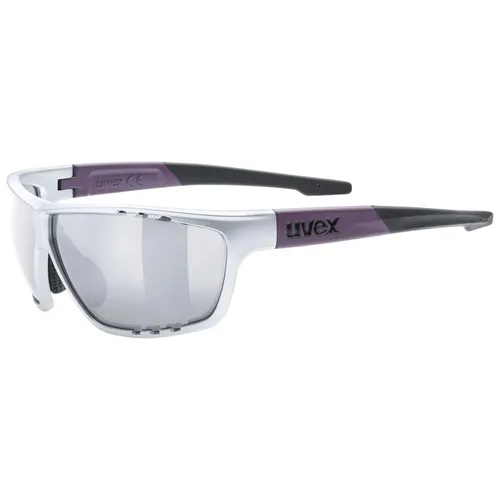 uvex sportstyle 706 - Sportbrille für optimalen Sonnenschutz - Sportbrille mit Filterkategorie 3 für hohen UV-Schutz und modischer Verspiegelung. Anpassbare Nasenpads für perfekten Sitz und beschlagfreies Sichtfeld. Ideal für aktive Damen und Herren.