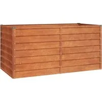 Produktbild vidaXL Hochbeet Rostig 160x80x77 cm aus Cortenstahl