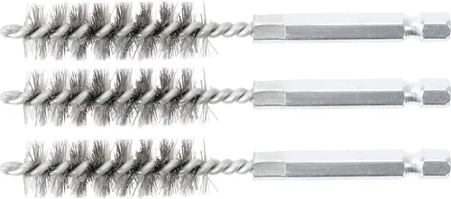 BGS Stahlbürste 13 mm Antrieb Außensechskant 6,3 mm (1/4