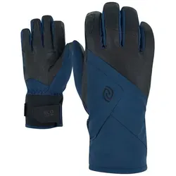 Roeckl SPORTS Skihandschuhe Schlick GTX mit andersfarbigen Lederabschnitten blau 10.5