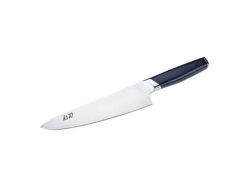 Herbertz Universalmesser 33 cm - Hochwertiges Kochmesser aus rostfreiem Stahl - Taschenmesser mit beidseitig geschliffener Klinge aus deutschem 1.4116 Stahl, ideal für Fisch, Fleisch und Gemüse. Hochwertiger G10-Griff für besten Komfort.