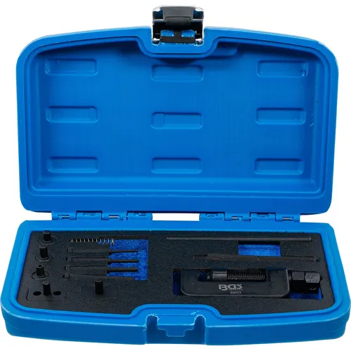 BGS 8802 Nietwerkzeug für Motorradketten - Kettensägenketten, ideal zum Trennen und Vernieten von Ketten, inklusive 3 Trennspitzen für verschiedene Kettengrößen von 35 bis 525.