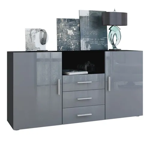 Vladon Sideboard Skadu in grau von Vladon