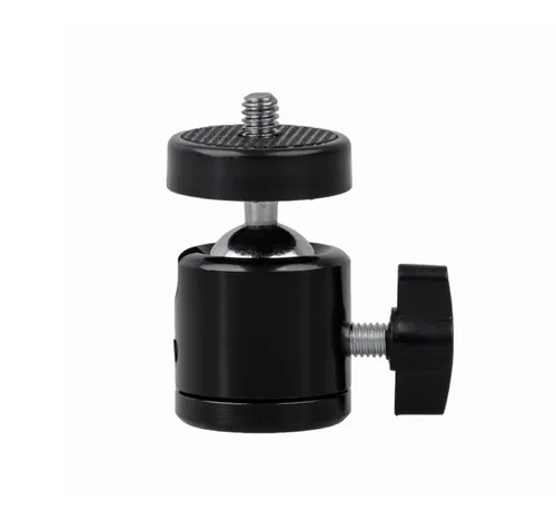 Mini Kugelkopf mit Klemmschraube für Kamera-Blitzschuh