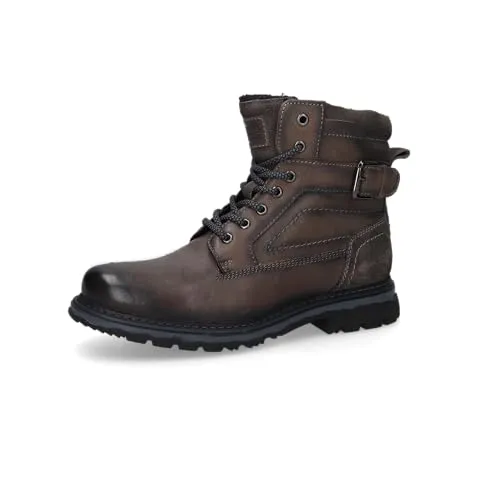 Dockers by Gerli Herren Klassische Stiefeletten - Wanderschuhe mit warmem Futter und Wechselfußbett, ideal für Komfort und Anpassungsfähigkeit in der kalten Jahreszeit.