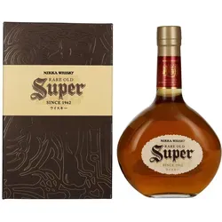 Nikka Super Nikka Whisky Rare Old 43% Vol. 0,7l - Exquisiter japanischer Whisky in eleganter Geschenkbox, ideal für puren Genuss oder Cocktails, vereint fruchtige und rauchige Aromen für ein unvergleichliches Geschmackserlebnis.