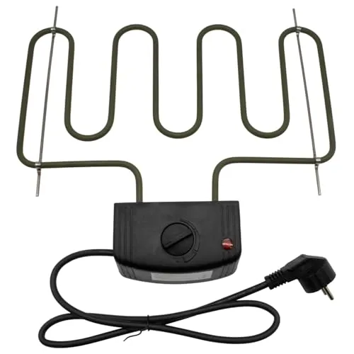 Eversmoke Elektrisches Heizelement 2000W für Räucheröfen – Stufenloses Thermostat