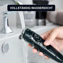 OKWISH Haarschneider 6-in-1, lektrischer Haarschneider Herren, Multifunktion Haartrimmer, Bart- und Haarschneider Set, Herren Grooming SetSchwarzer - Schwarz