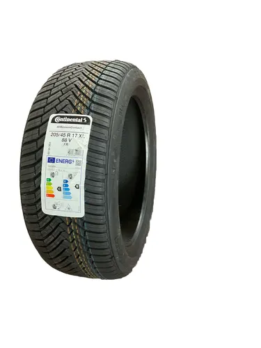 Continental AllSeasonContact 205/45 R17 88V - Ganzjahresreifen mit exzellenter Nasshaftung (Klasse B) und hohem Fahrkomfort, ideal für sportliche Fahrzeuge bis 240 km/h, Schneeflocken-Symbol für Wintertauglichkeit.
