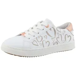 Tom Tailor Kinder Sneakers in Weiß/Gold, Größe 34 - Stylische Tom Tailor Sneakers für Kinder in Weiß/Gold - rutschhemmende Laufsohle und verstärkte Kappen für optimalen Komfort und Sicherheit.