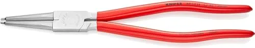 Knipex 44 13 J4 Sicherungsringzange 320mm - Sprengringzangen mit kräftiger, geschmiedeter Form und stabilen, abrutschhemmenden Spitzen für präzises Arbeiten in Bohrungsdurchmessern von Ø 85 - 140mm.