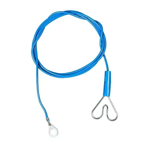 Zaun Anschlusskabel, 1,20m - mit Herzklemme/Öse - Weidezaun / Elektrozaun