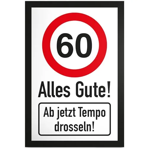 DankeDir! 60 Tempo Drosseln Schild