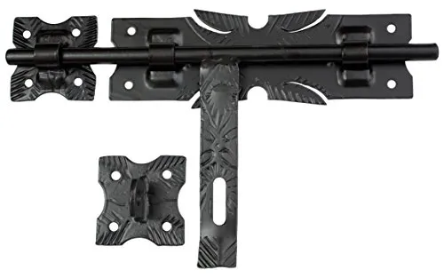 Türriegel Torriegel Schubriegel Torschieber 335/14 Schwarz Schmiedeeisen