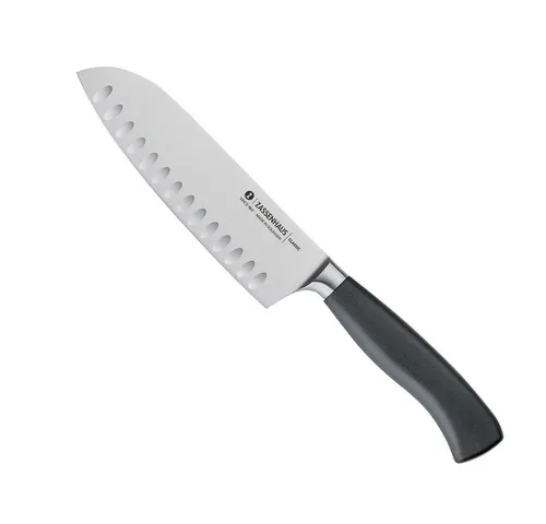 Zassenhaus Santokumesser 16 cm Classic - Hochwertiges Küchenmesser mit Kullenschliff, ideal für präzise Schnitte und Made in Solingen