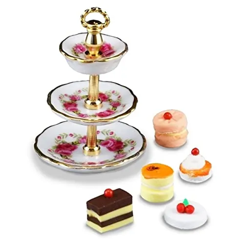 001.697/6 - Porzellanetagère, Miniatur