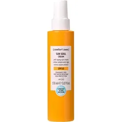 Comfort Zone Sun Soul Cream SPF 50 - Vegane Sonnencreme - Sonnenschutzmittel mit SPF 50, wasserfest und ideal für Wassersportler. Schützt die Haut und ist umweltfreundlich, ohne schädliche Inhaltsstoffe.