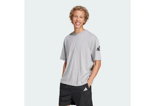 adidas Sportswear Poloshirt ESSENTIALS LOOSE FIT 3 BAR LOGO T-SHIRT (1-tlg)