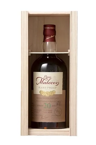 Rum Malecon Añejo 20 Años RARE PROOF 48,4% Vol. 0,7l in Holzkiste