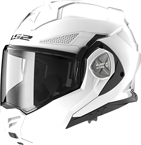LS2 Helm Advant X Solid FF901 wit maat XXL | | Klapphelme | Ratsche | Kunststoff | geeignet für, Weiß