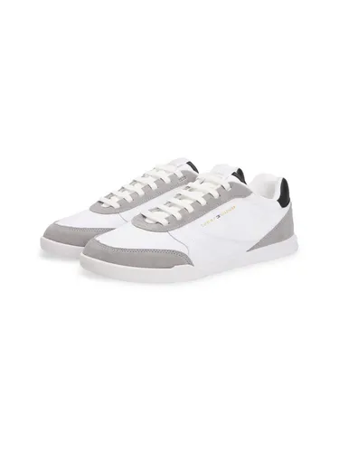 Tommy Hilfiger Herren LoPro LTH Mix RWB FM0FM05826 Low-Top Sneakers, Weiß - Größe 40 - Stylische Low-Top Sneakers von Tommy Hilfiger in klassischem Weiß für den modischen Alltag. Ideal für vielseitige Looks und optimalen Tragekomfort.