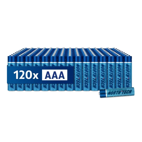 AAA Batterien 120x North Tech | 1,5V Micro R03 Extra Heavy Duty | auslaufsicher