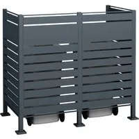 Westmann Mülltonnenverkleidung Planum 2er Box