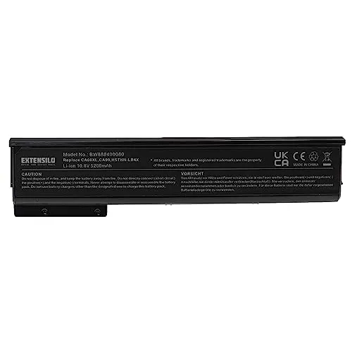 EXTENSILO Akku Ersatz für HP 718755-001, 718756-001, 718757-001, 7718678-421, CA06 für Notebook (5200mAh, 10,8V, Li-Ion)