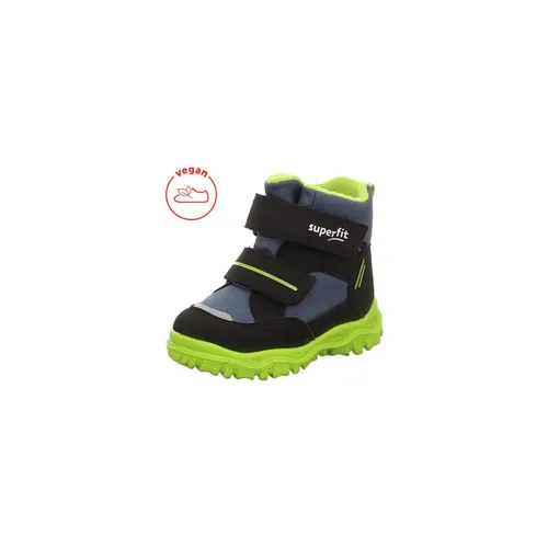 Superfit HUSKY1 Boot für Baby Jungen, Modern in Schwarz/Hellgrün - Wanderschuhe mit GORE-TEX Membrane: wasserdicht und atmungsaktiv, ideal für Abenteuer im Freien. Praktisch mit herausnehmbarer Einlegesohle und kuscheligem Warmfutter.