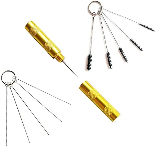 ANCLLO Airbrush Cleaner Spritzpistolen Reinigungsset Reparaturwerkzeuge für Nadelbürsten