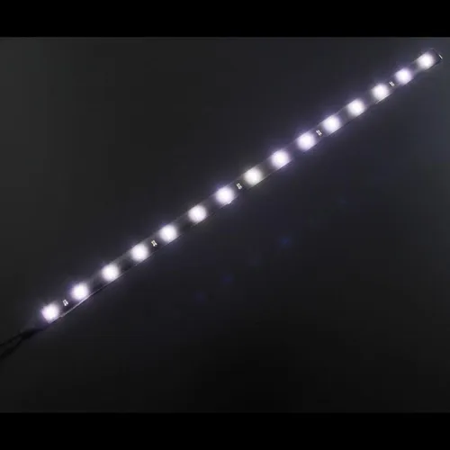 0,3m (30cm) LED Streifen Band Leiste 12V Kalt Weiß 6000K IP65 18LEDs 60LED/m SMD