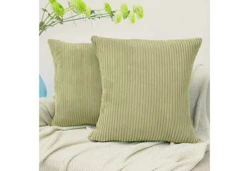 Amilian Kissenbezüge - 2er Set Kissenbezug - Kissenhüllen - Zierkissenbezüge, (2 Stück)