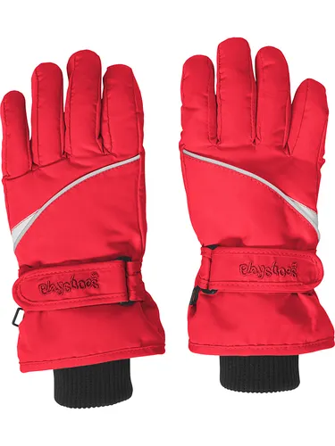 Finger-Handschuh für Mädchen - Wasserdichte Ski-Handschuhe mit Thinsulate-Technologie für warme Hände bei extremen Temperaturen, inklusive rutschhemmendem Innenhandbesatz und weitenregulierbarem Klettverschluss.