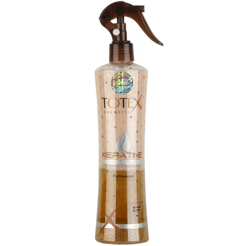 Totex Hair Conditioner Spray mit Keratin 400ml - Leave-In Pflege für krauses Haar, sorgt für geschmeidige und glänzende Ergebnisse. Ideal für jeden Haartyp und einfach in der Anwendung.