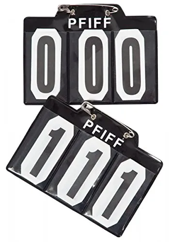 PFIFF 102507 Startnummern für Schabracke, schwarz-weiß