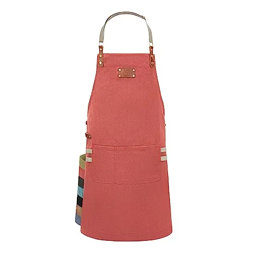 Ess-Nische® Kochschürze Grillschürze für Männer und Frauen in rot von Ess-Nische