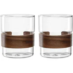 LEONARDO Becher NOVO LEGNO 2er Set in braun von LEONARDO
