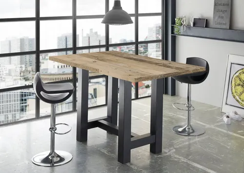 Mäusbacher Bartisch, Gestell in U-Form (Breite 120, 140 oder 160 cm)