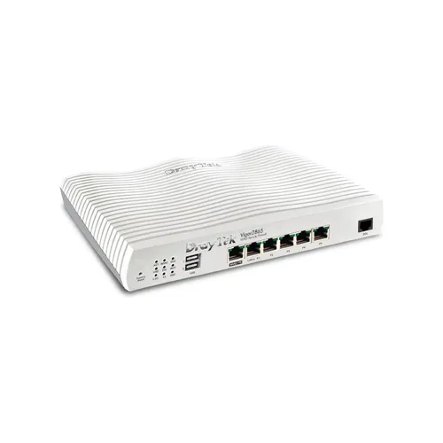 DrayTek Vigor 2865-B VDSL2 Super Vectoring ModemRouter - Router mit Super Vectoring für extrem schnelle Internetgeschwindigkeiten, ideal für anspruchsvolle Nutzer und Home Offices.