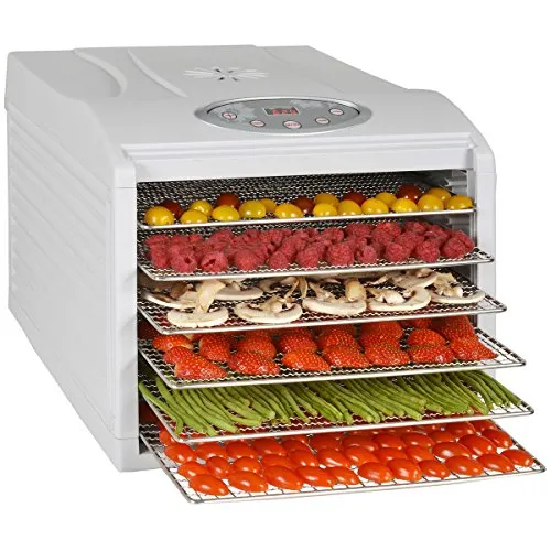 Obst und Gemüse Dörrgerät 6 Tabletts 500W