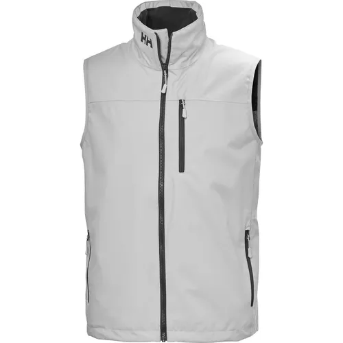 Helly Hansen Crew Vest 2.0 grey fog (853) M - Outdoor Weste für Herren mit HELLY TECH Protection-Technologie, wind- und wasserdicht, ideal für Segeln und Outdoor-Aktivitäten, umweltfreundlich mit PFC-freier DWR-Beschichtung.