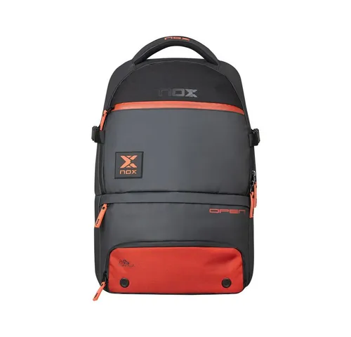 NOX Rucksack LUXURY OPEN SERIES PADELBAG - Sportlicher Rucksack für Padelspieler, mit separatem Schlägerfach und belüftetem Schuhfach, ideal für Training und Alltag.