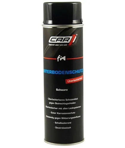 CAR1 Unterbodenschutz 500ml überlackierbar schwarz Bitumen Spray - CO 3606