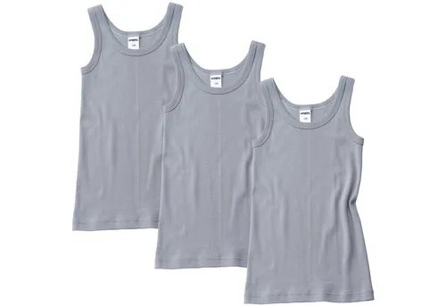HERMKO Achselhemd 2800 3er Pack Jungen Achselhemden aus 100% Bio-Baumwolle