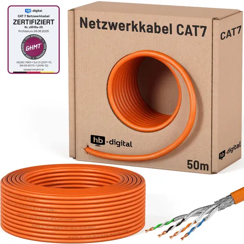HB-DIGITAL CAT 7 Kabel 50m