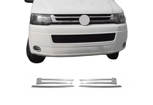 Kühlergrill Leisten für VW T5 2009-2015 – Edelstahl Chrom - Hochwertige Grillleisten aus rostfreiem Edelstahl für VW T5. Selbstklebend, langlebig und einfach zu montieren. Schützt Ihr Fahrzeug und verleiht ihm einen stylischen Look.